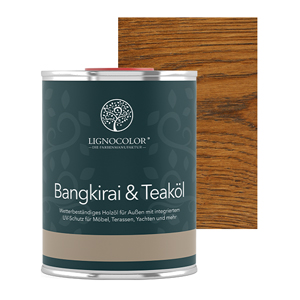 Lignocolor Bangkirai & Teaköl Nussbaum dunkel
