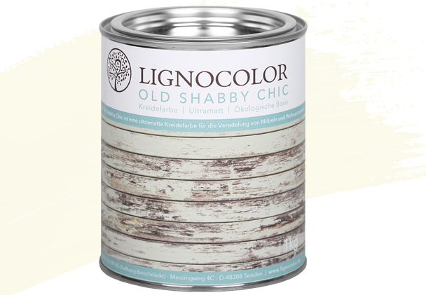 Lignocolor Old Shabby Chic Kreidefarbe Cream 1 kg