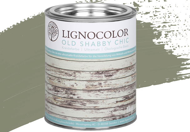 Old Shabby Chic Kreidefarbe Olive 1 kg