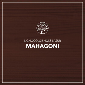 Lignocolor Holzlasur für Außen 2,5 L Mahagoni