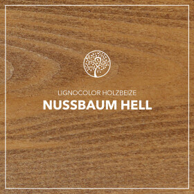 Lignocolor Holzbeize Nussbaum hell