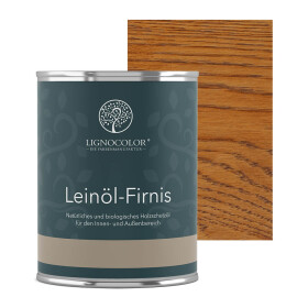 Lignocolor Leinöl-Firnis Eiche dunkel 750 ml