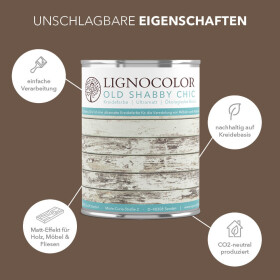 Lignocolor Kreidefarbe Chocolate 100 ml