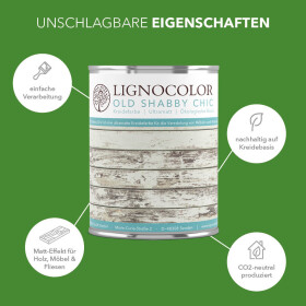 Lignocolor Kreidefarbe Grün 100 ml