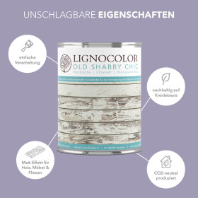 Lignocolor Kreidefarbe Flieder 100 ml