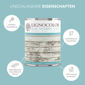 Lignocolor Kreidefarbe Limpet Shell 1 kg