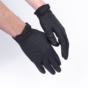 Nitril Handschuhe Schwarz M