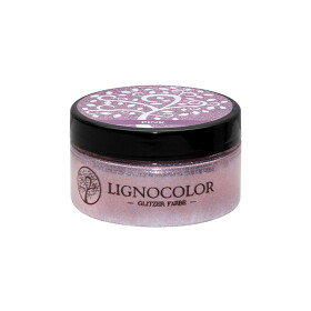Lignocolor Glitzer Farbe 100 ml Pink