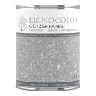 Lignocolor Set Glitzer Farbe + Basisfarbe (Silver)