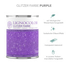 Lignocolor Glitzer Farbe 100 ml Purple